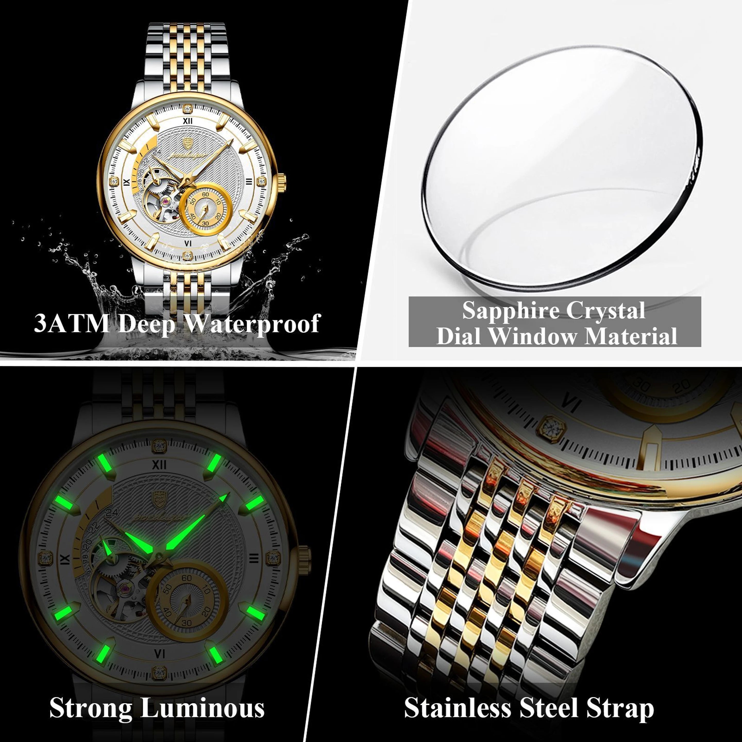 POEDAGAR | MEN'S AUTOMATIC WATCH