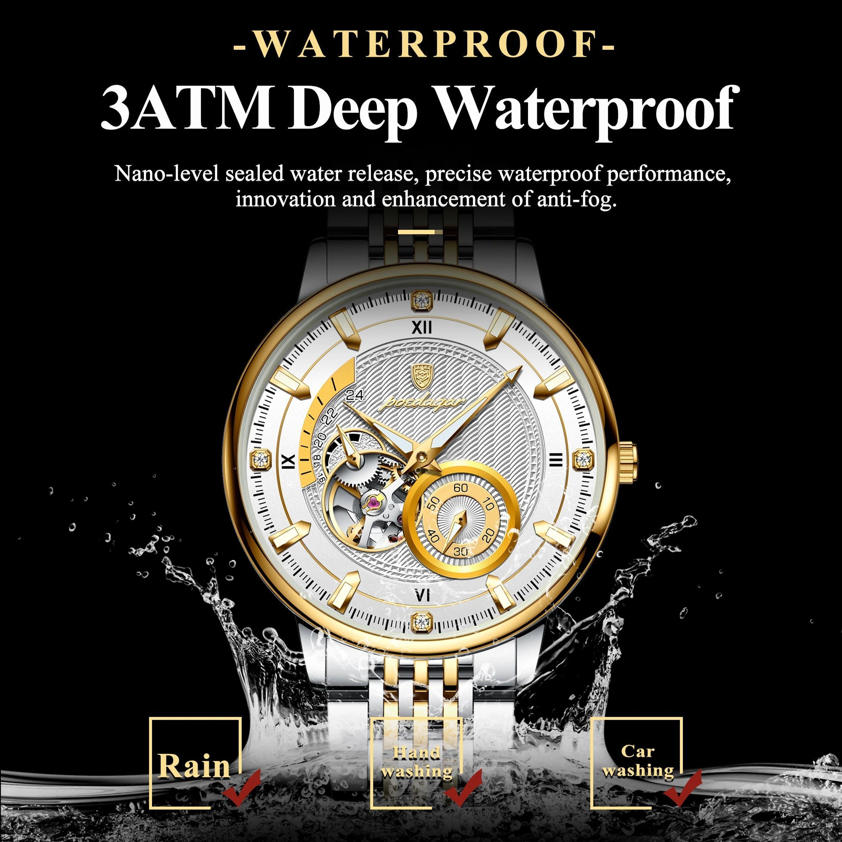 POEDAGAR | MEN'S AUTOMATIC WATCH