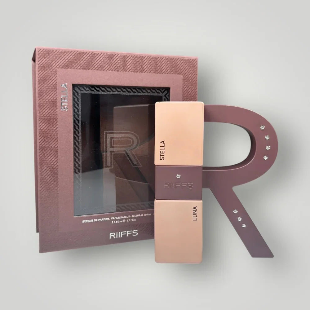 RiiFFS Stella & Luna Long Lasting Eau De Parfum Set | 100ml (2 x 50ml) | Premium Fragrance