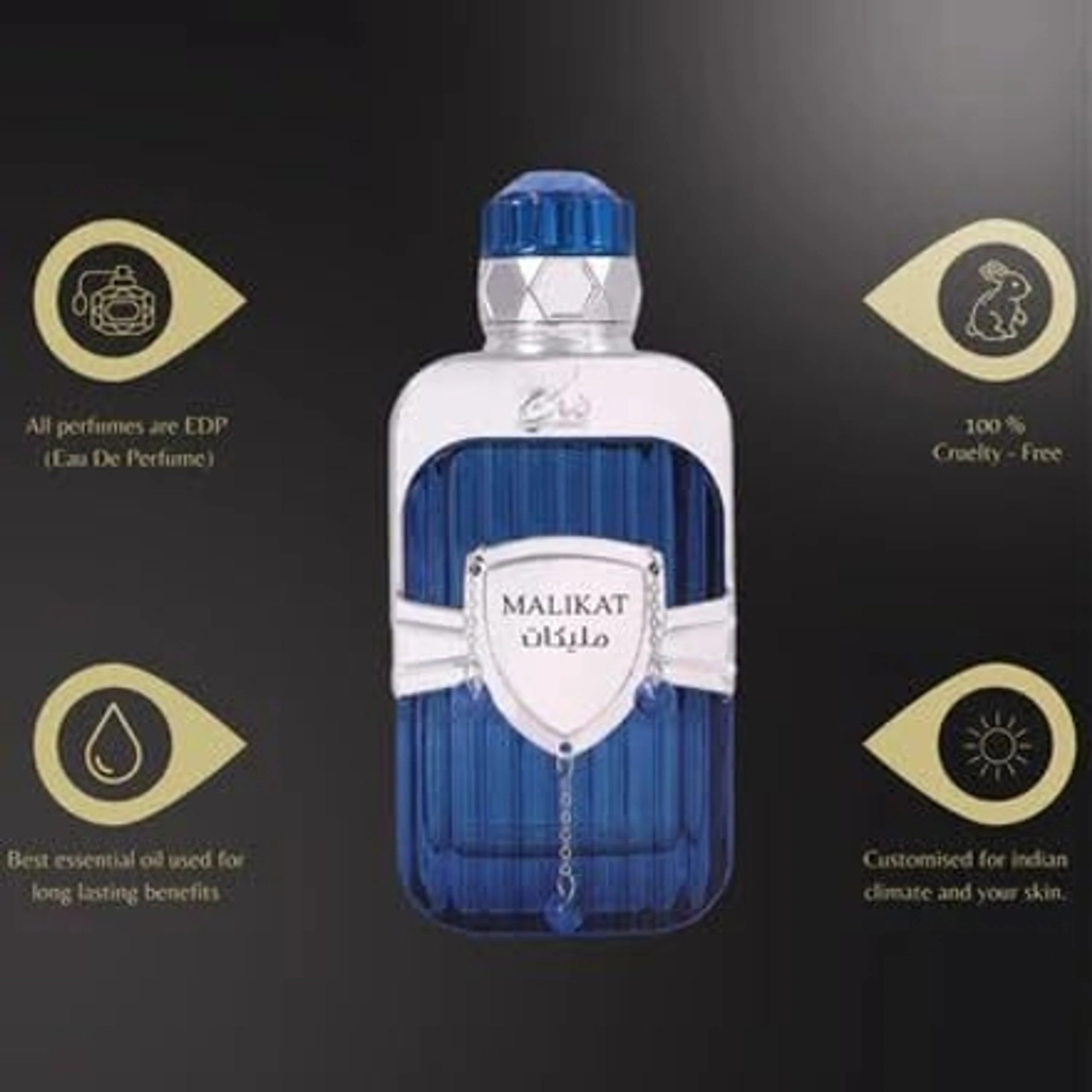 NUSUK Malikat Eau De Parfum | Woody Unisex Fragrance | 100ml | Genuine Brand Import