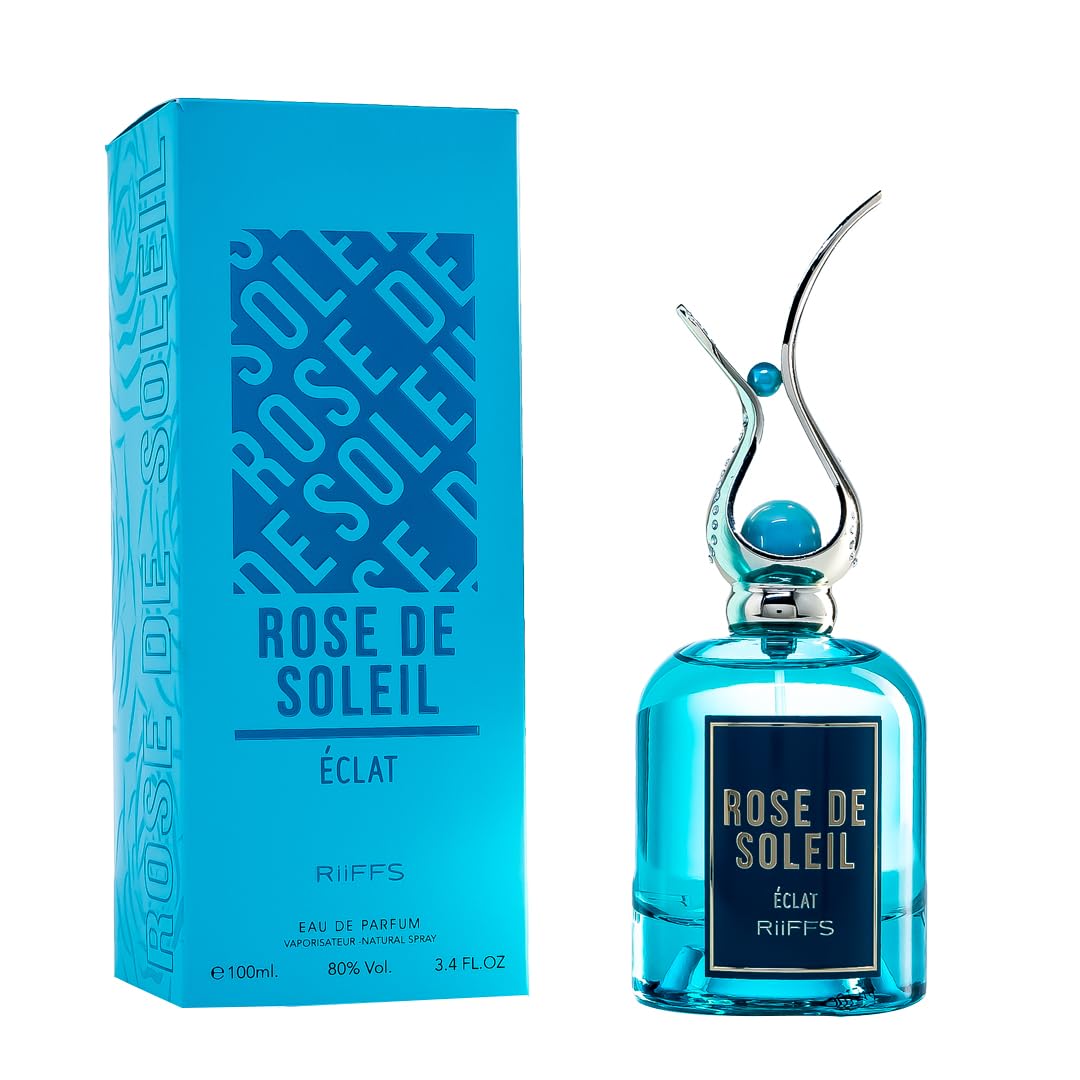 RiiFFS Rose De Soleil Éclat Eau De Parfum | Unisex Fresh Fragrance | 100ml | Genuine Brand Import