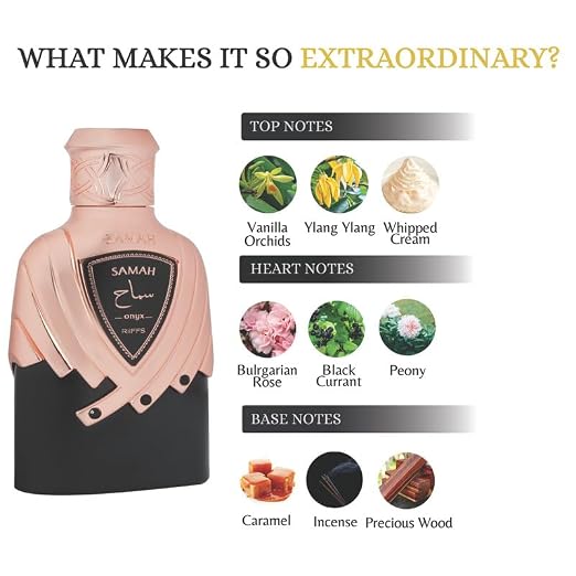 RiiFFS Samah Onyx Extrait De Parfum | Luxurious Unisex Fragrance | 100ml | Genuine Brand Import