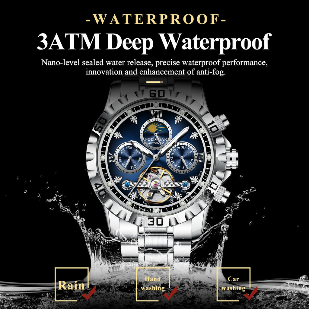 POEDAGAR | MEN'S AUTOMATIC WATCH