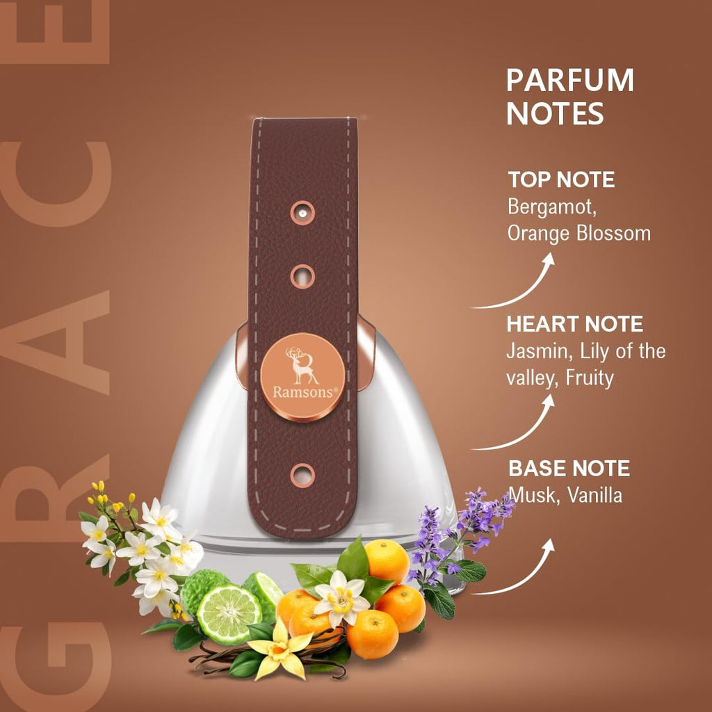 Ramsons Grace Eau De Parfum | Unisex Long-Lasting Fragrance | 100ml | Elegant Design