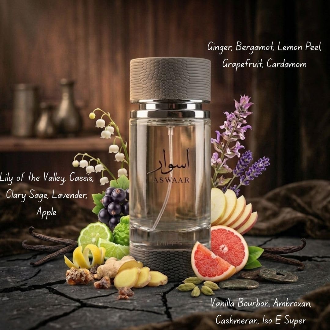 RiiFFS Aswaar Extrait De Parfum | Unisex Luxury Fragrance | 100ml | Genuine Brand Import