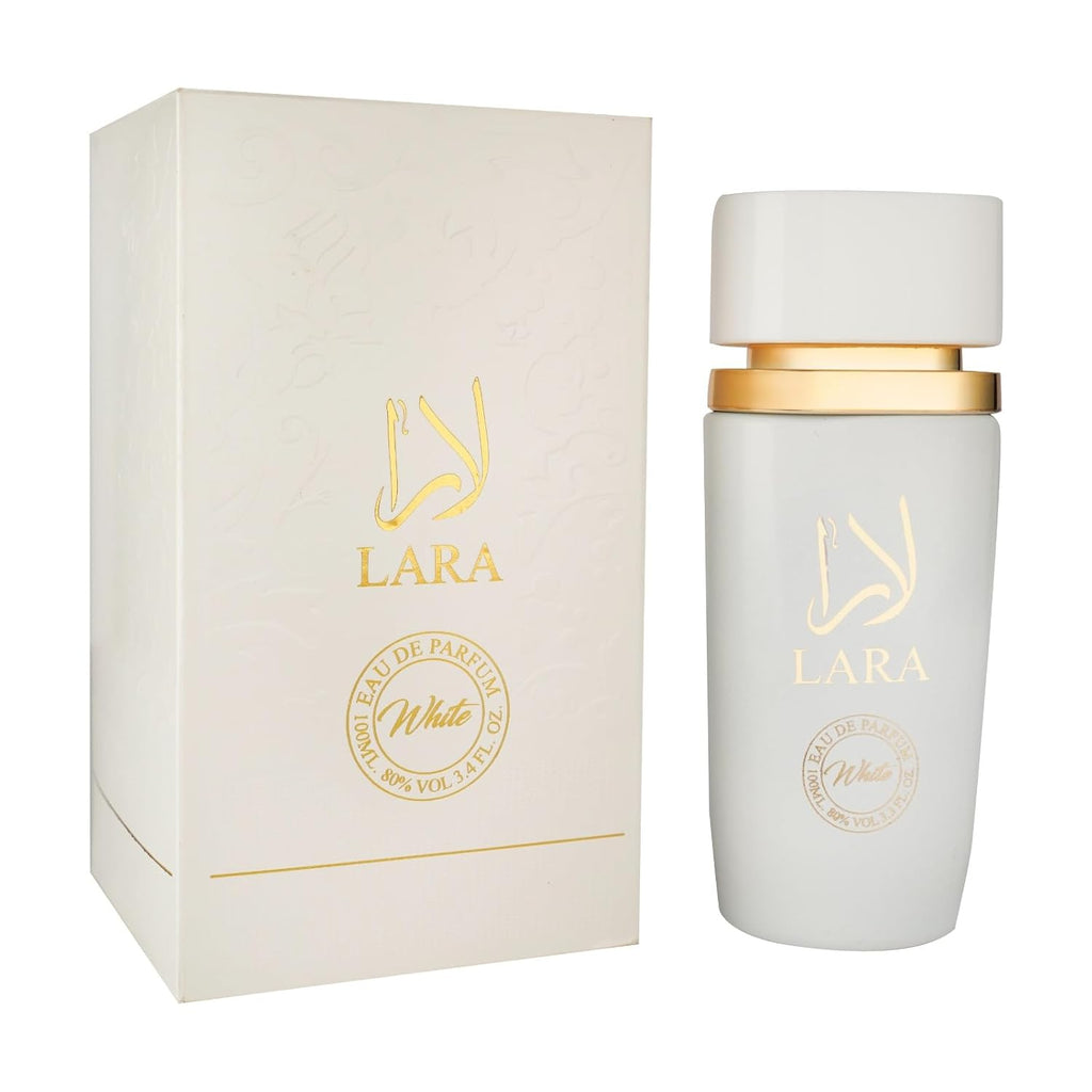 Manasik Lara White Eau De Parfum | Long-Lasting Unisex Fresh Fragrance | 100ml