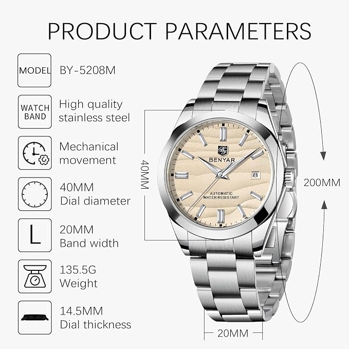 BENYAR | MEN'S AUTOMATIC WATCH