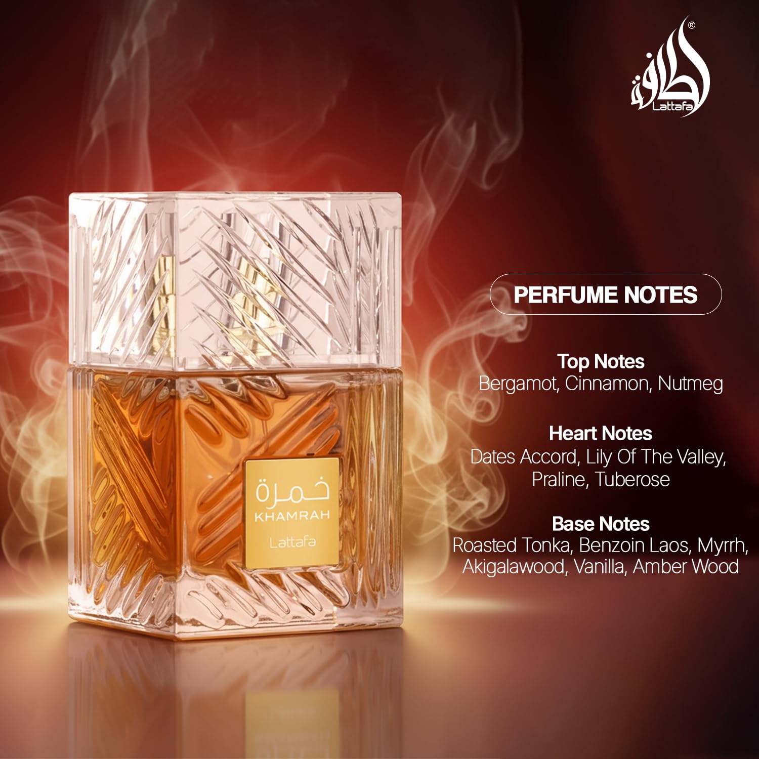 Lattafa Khamrah Eau de Parfum for Men & Women | 100ml | Genuine Brand Import