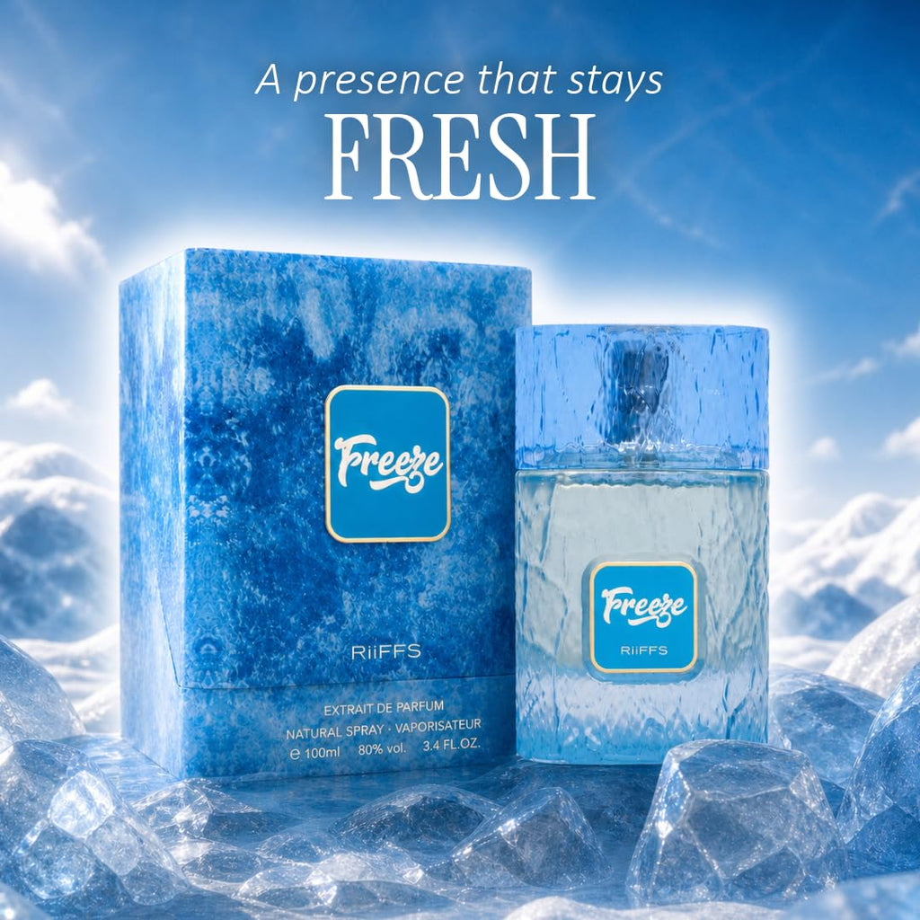RiiFFS Freeze Extrait De Parfum | Unisex Refreshing Fragrance | 100ml | Genuine Brand Import