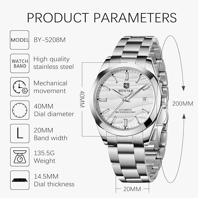 BENYAR | MEN'S AUTOMATIC WATCH