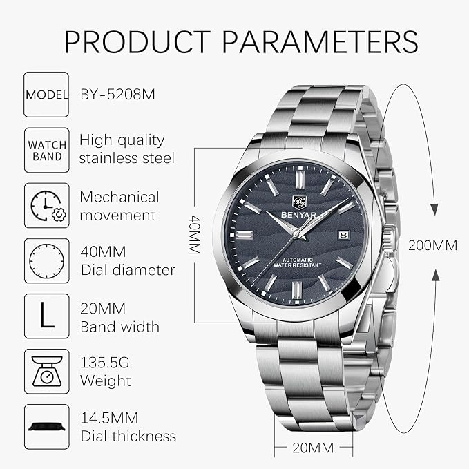 BENYAR | MEN'S AUTOMATIC WATCH