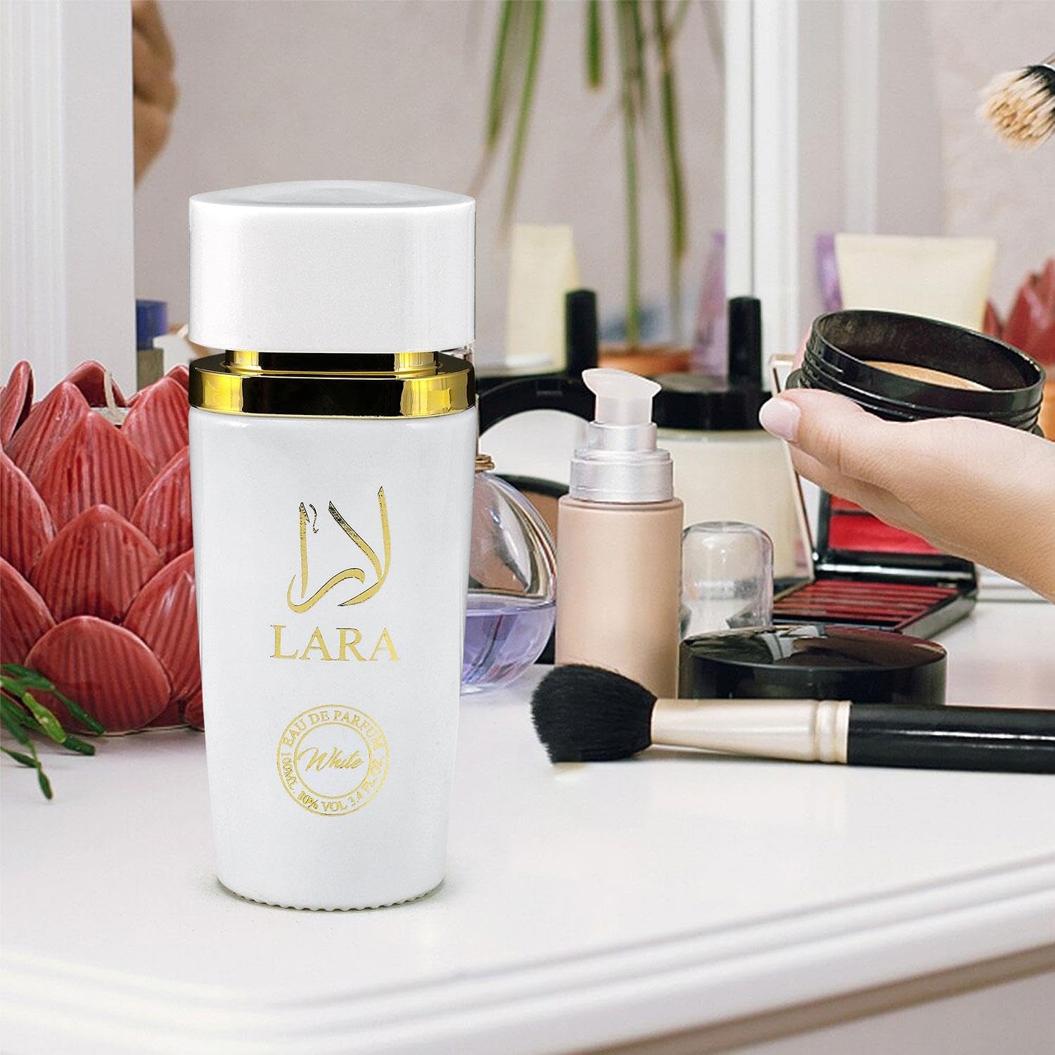 Manasik Lara White Eau De Parfum | Long-Lasting Unisex Fresh Fragrance | 100ml