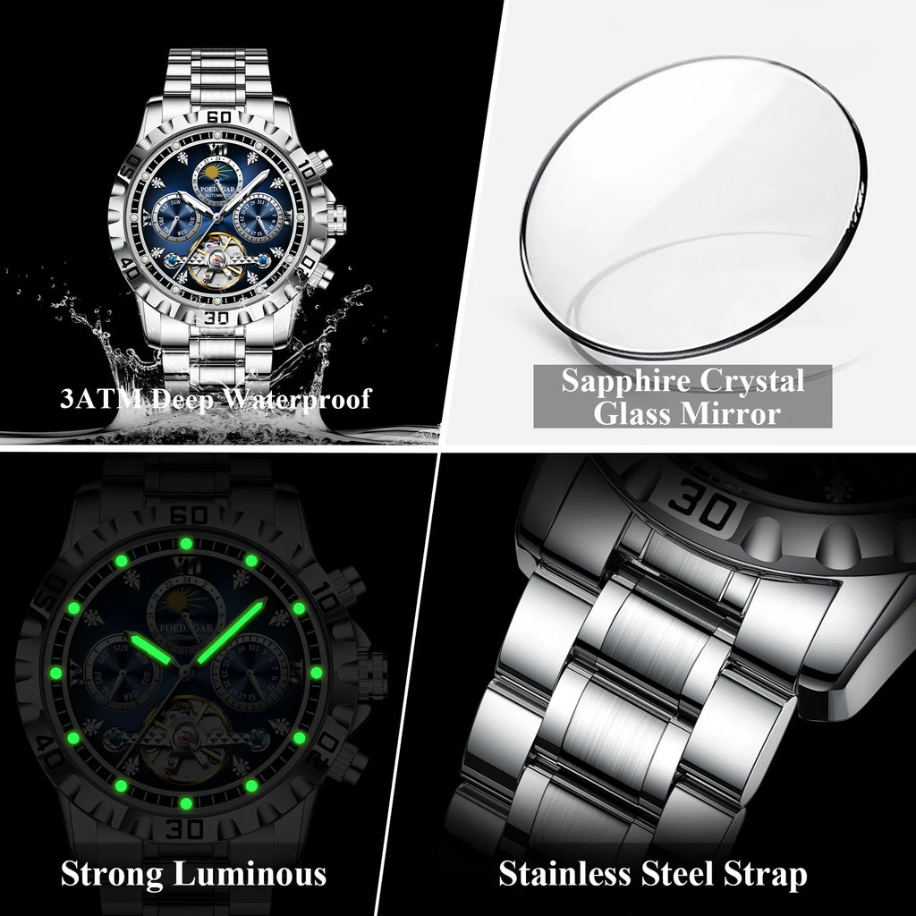 POEDAGAR | MEN'S AUTOMATIC WATCH