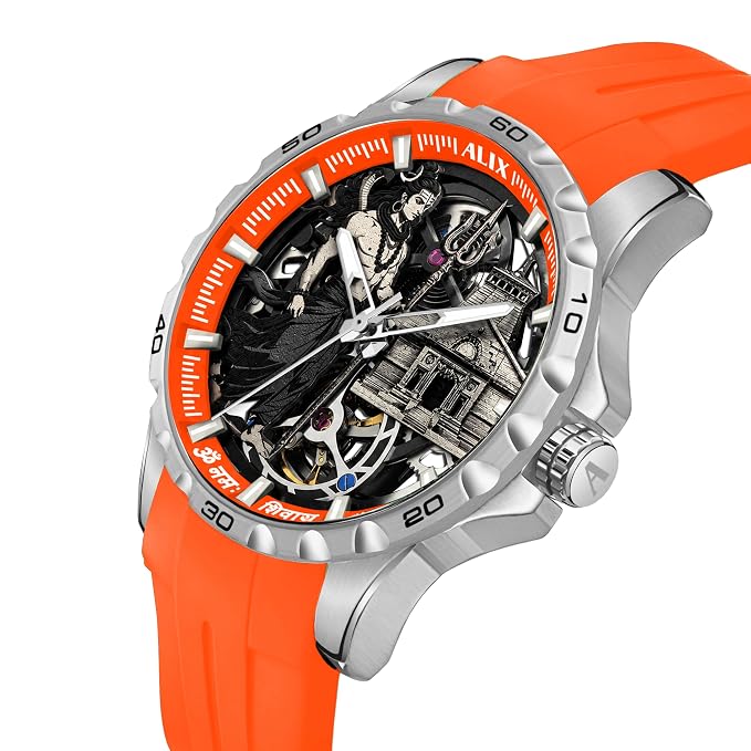 ALIX | Lord Shiva Mahadev Kedarnath Automatic Watch for Men & Boys