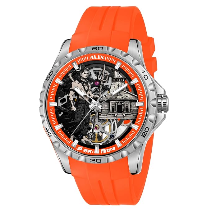 ALIX | Lord Shiva Mahadev Kedarnath Automatic Watch for Men & Boys