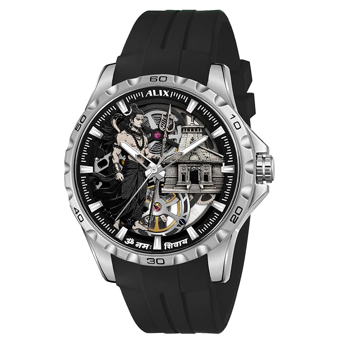 ALIX | Lord Shiva Mahadev Kedarnath Automatic Watch for Men & Boys