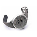 Grey Lather Belt Analog Chronograph Men's Watch