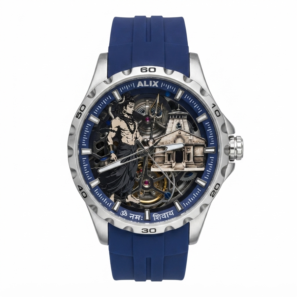 ALIX | Lord Shiva Mahadev Kedarnath Automatic Watch for Men & Boys