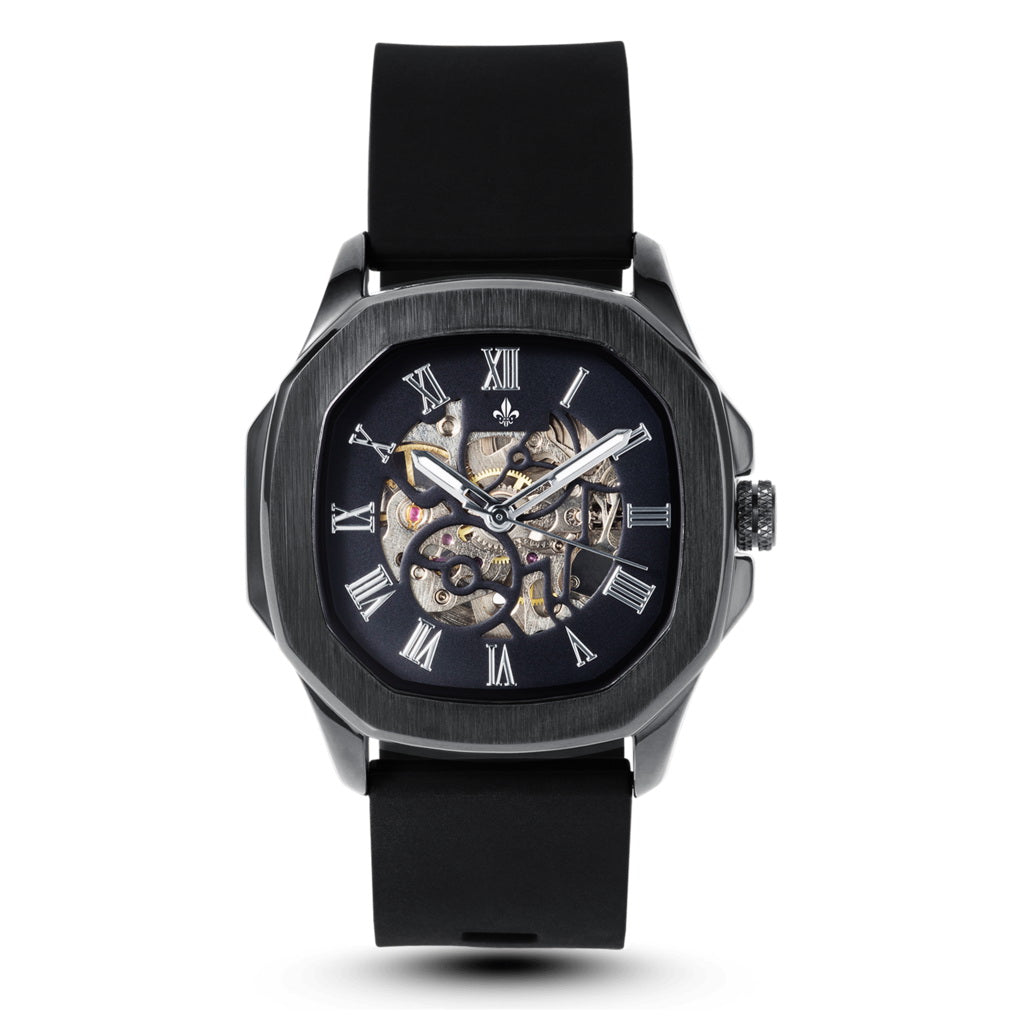 Pretty look Black Rubber Belt Black Analog Watch