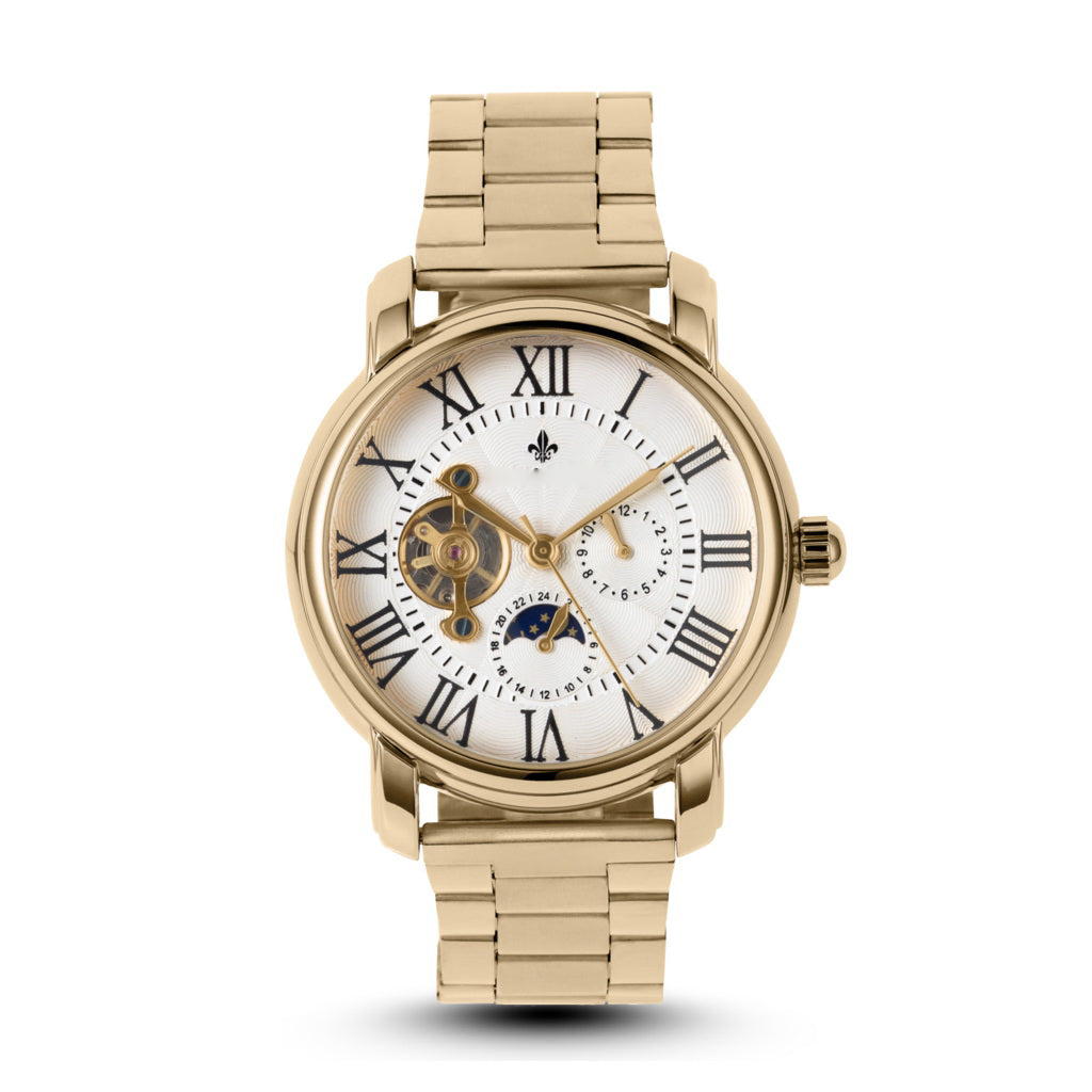 Wonderful look Golden Metal Belt Golden Analog Watch