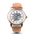 Heavy look Brown Leather Belt Golden Analog Watch