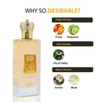 NUSUK Ana Al Awwal Gold Eau De Parfum | Luxurious Unisex Fragrance | 100ml | Genuine Brand Import