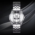 FAIRWHALE Original Men's Luxury Skeleton Analog Watch | Stainless Steel Strap | 3BAR Waterproof | 1 Year Official Machine Warranty