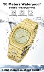 REWARD RD612268M Premium Gold Men's Watch | 100% Original | 1 Year Machine Warranty