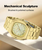 REWARD RD612268M Premium Gold Men's Watch | 100% Original | 1 Year Machine Warranty