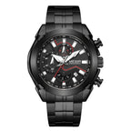 MEGIR 2065 Men's Luxury Black Chronograph Quartz Watch | Original | 1 Year Company Warranty