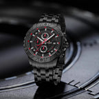 Naviforce NF9227 Original Men's Analog Digital Quartz Watch | Stainless Steel | 1 Year Machine Warranty