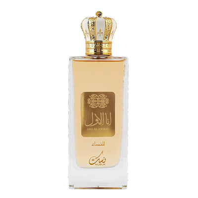 NUSUK Ana Al Awwal Gold Eau De Parfum | Luxurious Unisex Fragrance | 100ml | Genuine Brand Import