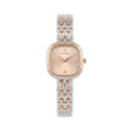 A women's Diversity brand watch featuring a square rose gold dial and a two-tone silver and rose gold metal link bracelet, shown against a plain white background.