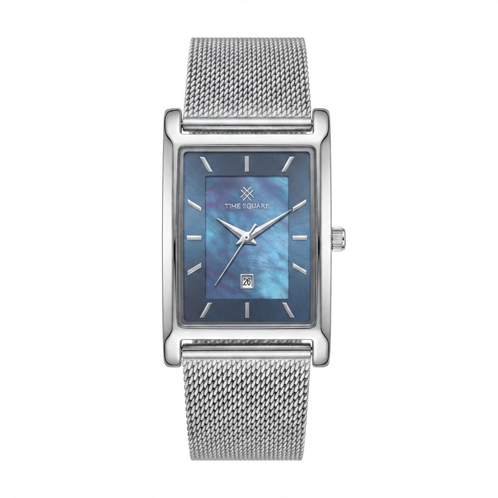 TIME SQUARE | MEN'S MESH WATCH