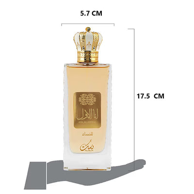 NUSUK Ana Al Awwal Gold Eau De Parfum | Luxurious Unisex Fragrance | 100ml | Genuine Brand Import